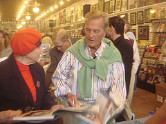 Pat Boone signs autographs Oct. 21, 2008, at Ernest Tubb record shop